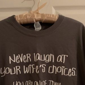 Tshirt with funny message !